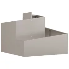   vidaXL Kerti cserép Barna 60 x 60 x 50 cm Időjárásálló acél