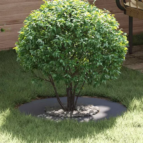 vidaXL Alkalmas lapos fa gyűrűhöz Antracit Ø30 / 60 cm Acél