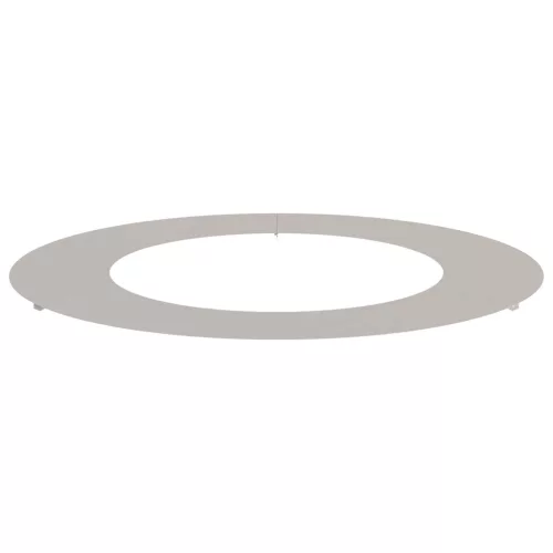 vidaXL Alkalmas lapos fa gyűrűhöz Barna Ø50 / 80 cm Időjárásálló acél