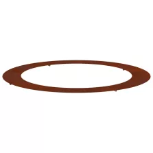   vidaXL Alkalmas lapos fa gyűrűhöz Barna Ø90 / 120 cm Időjárásálló acél