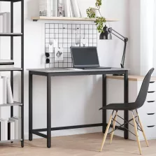   vidaXL asztal Szürke Sonoma 80 x 50 x 76,5 cm Műszaki fa és acél