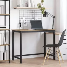   vidaXL asztal Artisan tölgy 80 x 50 x 76,5 cm Műszaki fa és acél