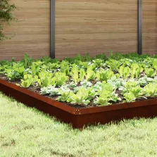   vidaXL Csiga kerítések 20 pcs Rozsdás Időjárásálló acél