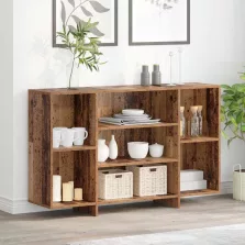 vidaXL Széf Öreg fa 120 x 30 x 75 cm Faanyag