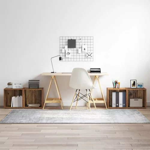 vidaXL TV szekrény garnitúra 4 pcs Öreg fa 37 x 35 x 37,5 cm Faanyag