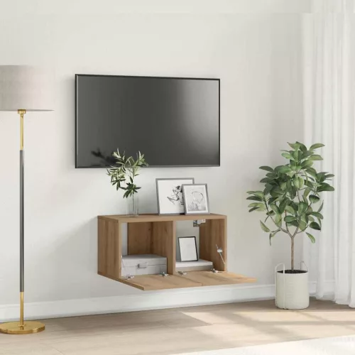 vidaXL TV szekrény garnitúra Barna 60 x 30 x 30 cm Faanyag