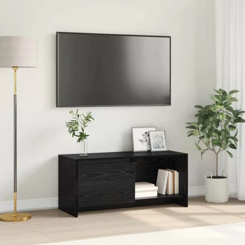 vidaXL TV szekrény garnitúra Fekete tölgy 90 x 35 x 40 cm Faanyag