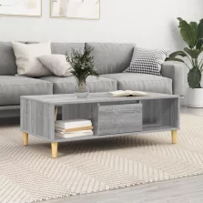   vidaXL tárolóval ajtóval Szürke sonoma 103,5 x 60 x 35 cm Faanyag