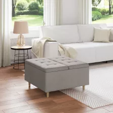   vidaXL Gombos szék párnával Tópszínű 80 x 80 x 45 cm szövet