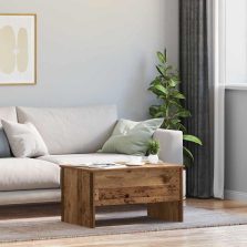   vidaXL Dohányzóasztal Öreg fa 102 x 50,5 x 46,5 cm Faanyag