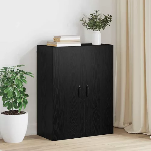 vidaXL Fali Szekrény Fekete tölgy 69,5 x 34 x 90 cm Faanyag