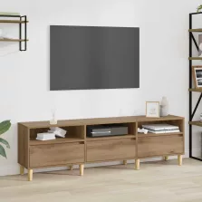   vidaXL TV szekrény fiókkal Artisan tölgy 150 x 30 x 45 cm Faanyag