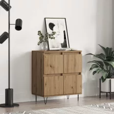 vidaXL Széf Artisan tölgy 60 x 35 x 70 cm