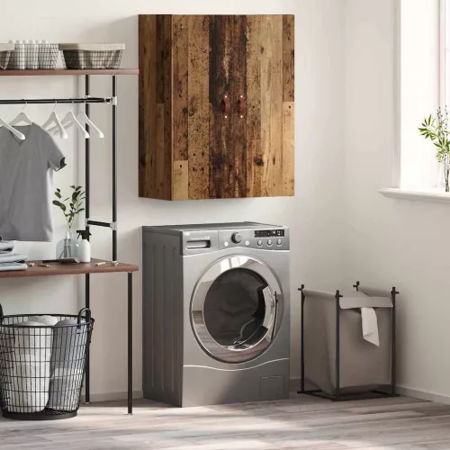 vidaXL Fali Szekrény Öreg fa 69,5 x 34 x 90 cm Faanyag