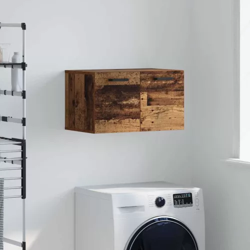 vidaXL Fali szekrény Öreg fa 60 x 36,5 x 35 cm Faanyag