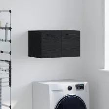   vidaXL Fali szekrény Fekete tölgy 60 x 36,5 x 35 cm Faanyag