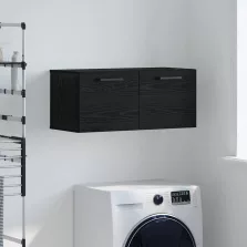 vidaXL Fali Szekrény Musta tammi 80 x 36.5 x 35 cm Faanyag