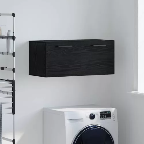 vidaXL Fali Szekrény Musta tammi 80 x 36.5 x 35 cm Faanyag