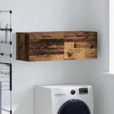 vidaXL Fali szekrény Öreg fa 100 x 36,5 x 35 cm Faanyag