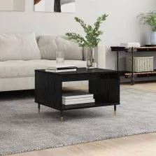 vidaXL Dohányzóasztal Musta tammi 60 x 50 x 40 cm Faanyag