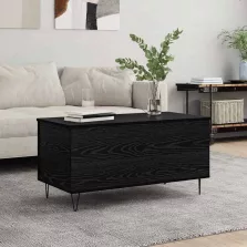   vidaXL Dohányzóasztal Musta tammi 90 x 44.5 x 45 cm Faanyag