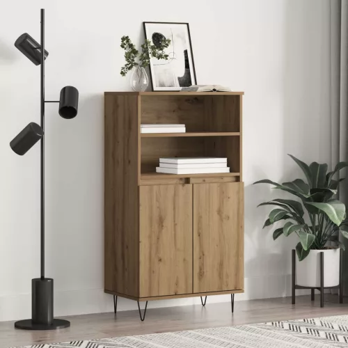 vidaXL Magasfiú Barna 60 x 36 x 110 cm Faanyag