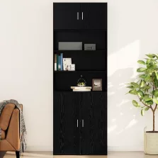 vidaXL Fali Szekrény Musta tammi 80 x 42.5 x 40 cm Faanyag