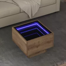   vidaXL Dohányzóasztal kézműves tölgy 40 x 40 x 30 cm Faanyag