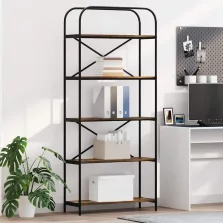   vidaXL Könyvespolc Füstölt tölgy 80 x 30 x 183 cm Faanyag