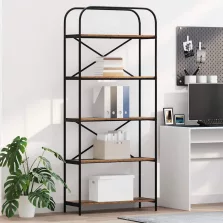 vidaXL Könyvespolc Öreg fa 80 x 30 x 183 cm Faanyag