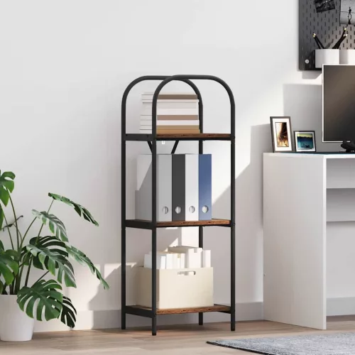 vidaXL Könyvespolc Öreg fa 40 x 30 x 109 cm Faanyag