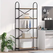 vidaXL Könyvespolc Artisan tölgy 80 x 30 x 183 cm Faanyag