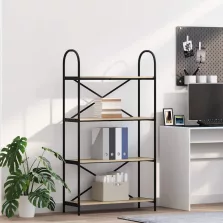 vidaXL Könyvespolc Sonoma tölgy 80 x 30 x 146 cm Faanyag