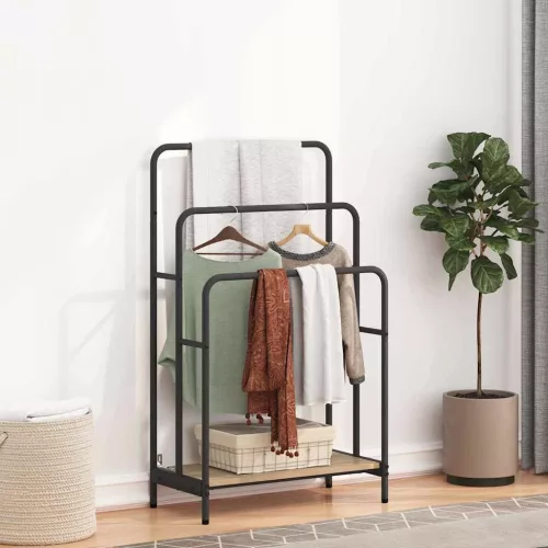 vidaXL Ruhaszárító polcokkal Sonoma tölgy 60 x 30 x 100,5 cm Faanyag
