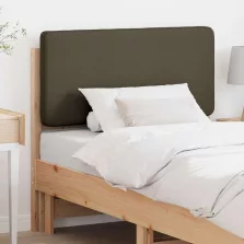   vidaXL Kárpitozott fejtámla Barna és taupe 100 cm Tömör fenyőfa