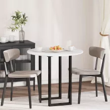 vidaXL Asztallap Fehér 80 x 80 x 1,5 cm Faanyag