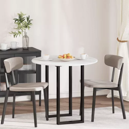 vidaXL Asztallap Fehér 80 x 80 x 1,5 cm Faanyag