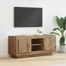 vidaXL TV szekrény Artisan tölgy 102 x 35 x 45 cm Faanyag