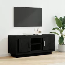 vidaXL TV szekrény Fekete tölgy 102 x 35 x 45 cm Faanyag