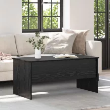   vidaXL Dohányzóasztal Fekete tölgy 102 x 50,5 x 46,5 cm Faanyag