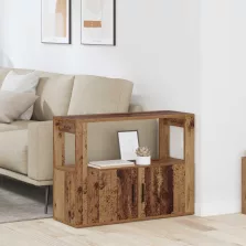 vidaXL Széf Régi fa 80 x 30 x 60 cm Faanyag