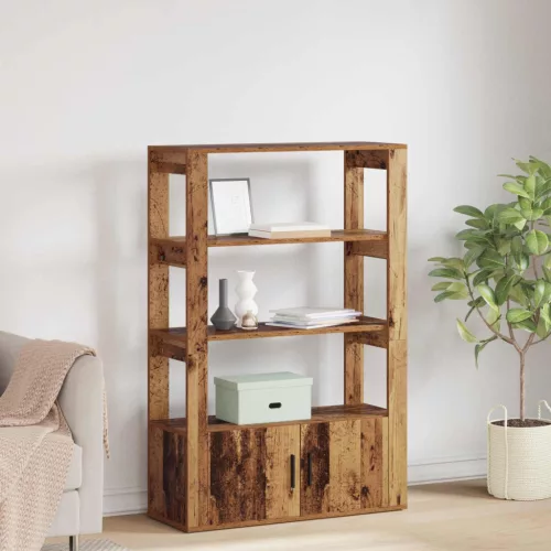 vidaXL Széf Régi fa 30 x 80 x 119.5 cm Faanyag