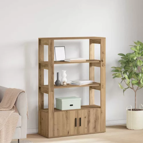 vidaXL Széf kézműves tölgy 30 x 80 x 119.5 cm Faanyag