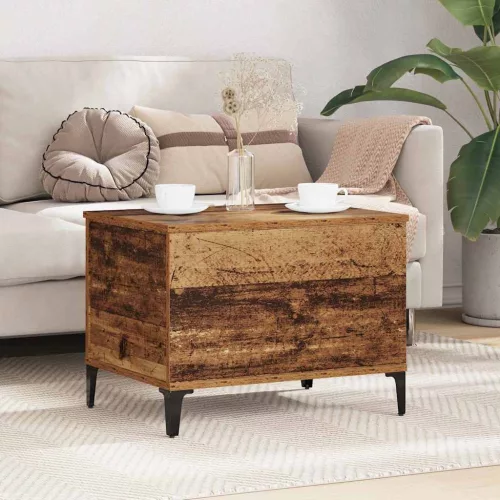 vidaXL Dohányzóasztal Öreg fa 60 x 44,5 x 45 cm Faanyag
