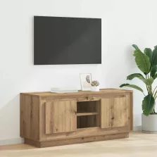 vidaXL TV szekrény Artisan tölgy 102 x 35 x 45 cm Faanyag