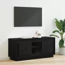 vidaXL TV szekrény Fekete tölgy 102 x 35 x 45 cm Faanyag