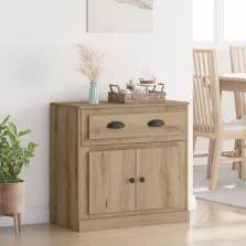   vidaXL Magasfiú fiókkal Artisan tölgy 70 x 35,5 x 67,5 cm Faanyag