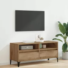   vidaXL TV szekrény fiókkal Artisan tölgy 100 x 34,5 x 44,5 cm
