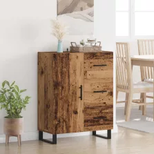   vidaXL Széf fiókkal Öreg fa 69,5 x 34 x 90 cm Műszaki fa és vas