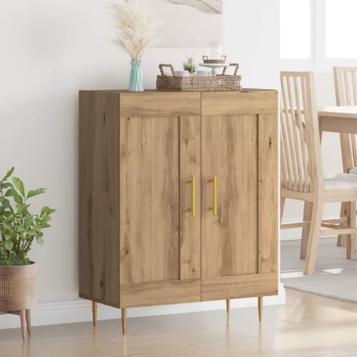 vidaXL Széf Artisan tölgy 69,5 x 34 x 90 cm Műszaki fa és vas